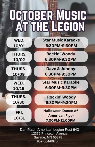 October Music at the Legion