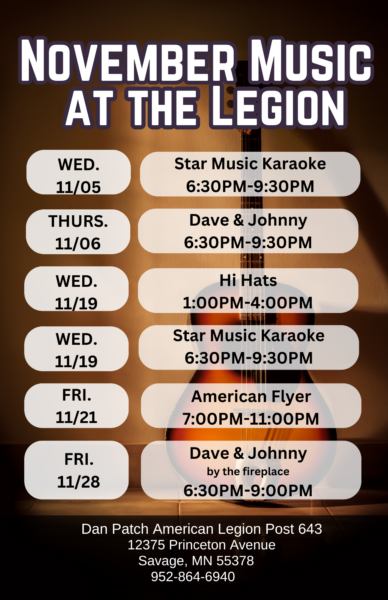 November Music Flyer