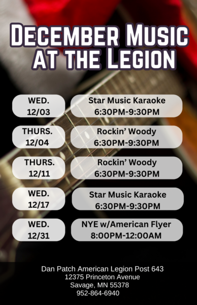 December Music at the Legion